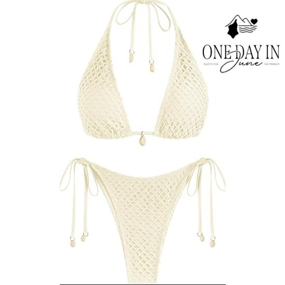 Zaful Tie Side Bikini Swimsuit Size S